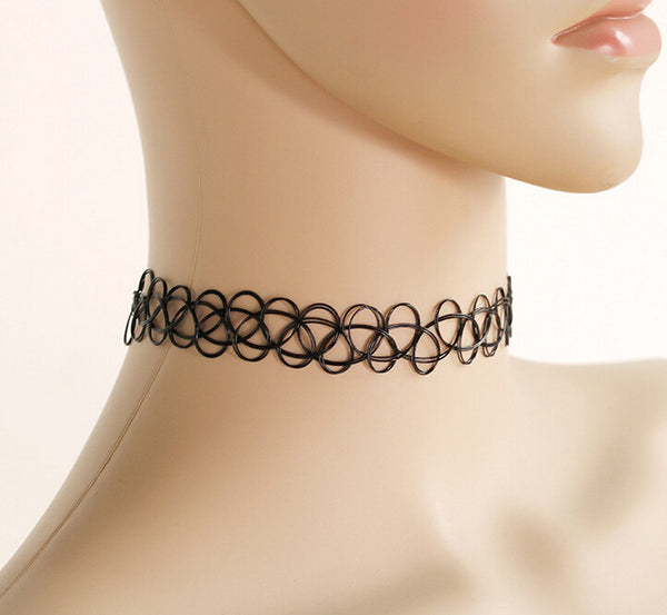 New Collares Stretch Choker Necklace